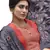 Coral embroidered tussar silk salwar