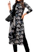 Party Wear Traditional Look Digital Print Crep Silk Salwar Kameez With Dupatta