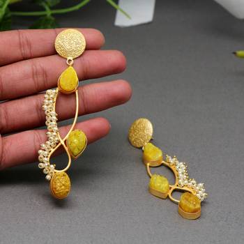 Yellow danglers-drops 1