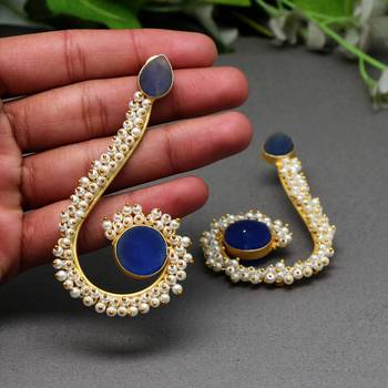 Blue danglers-drops 1