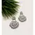 Silver Statement Chandbali Earrings
