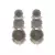 Enaya Silver Triad Earrings
