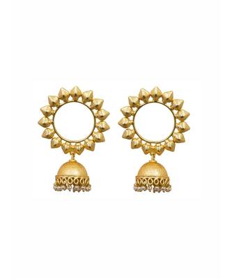 Avi Gold Traditional Jhumkas 1