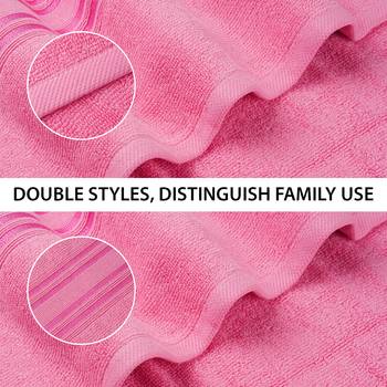 NFI essentials Set of 2 - 100% Cotton 480 GSM Large Bath Towel | Super Absorbent, Soft Towel | 142 x 71 cm (Pink) 3