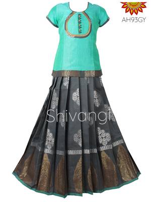 Shivangi Golden Coconut| Lehenga !!! – AH93GY 1