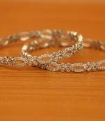 White bangles-and-bracelets