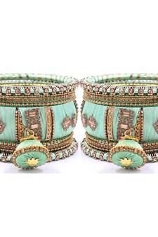 Green bangles-and-bracelets