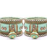 Green bangles-and-bracelets