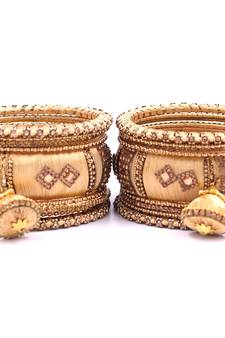 Gold bangles-and-bracelets