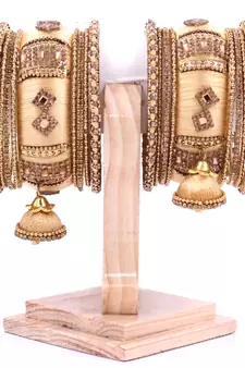 Gold bangles-and-bracelets