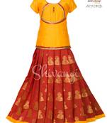Shivangi Golden Jimmki Pavadai Set/Lehenga !!! – AI70RD