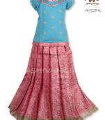 Shivangi Rose Pastel Pattu Pavadai/Lehenga!!! – AI92PK