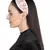Anekaant White/Pink Art Silk Floral Sequinned  Hairband