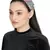 Anekaant Grey/Multi Velvet Floral Beaded Hairband