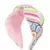Anekaant Grey/Multi Velvet Floral Beaded Hairband