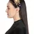 Anekaant Black/Gold Art Silk Floral Sequinned  Hairband