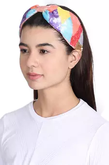 Anekaant Multi Artsilk Sequined  Hairband