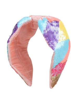 Anekaant Multi Artsilk Sequined  Hairband 2