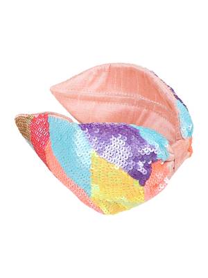 Anekaant Multi Artsilk Sequined  Hairband 5