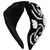 Anekaant Black/Gold Velvet Embellished Hairband