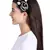 Anekaant Black/Gold Velvet Embellished Hairband