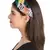 Anekaant Navy/Multi Faux Silk Sequin/Beaded Hairband