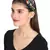 Anekaant Black/Multi Faux Silk Multi Geometric Embellished Hairband