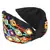 Anekaant Black/Multi Faux Silk Multi Geometric Embellished Hairband