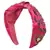 Anekaant Majenta/Multi Faux Silk Floral Embellished Hairband