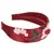 Anekaant Wine/Multi Faux Silk Floral Embellished Hairband