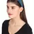 Anekaant Turquoise/Gold Faux Silk Beaded Hairband