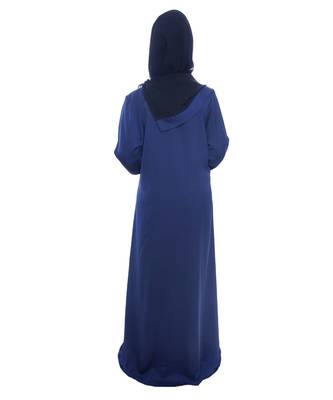 Navy A Line Women's Abaya With Matching Shyla 3