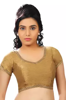 Butterfly.Light ,Soft, Wing Shaped, Padded Ready Made Stitched Blouse Copper