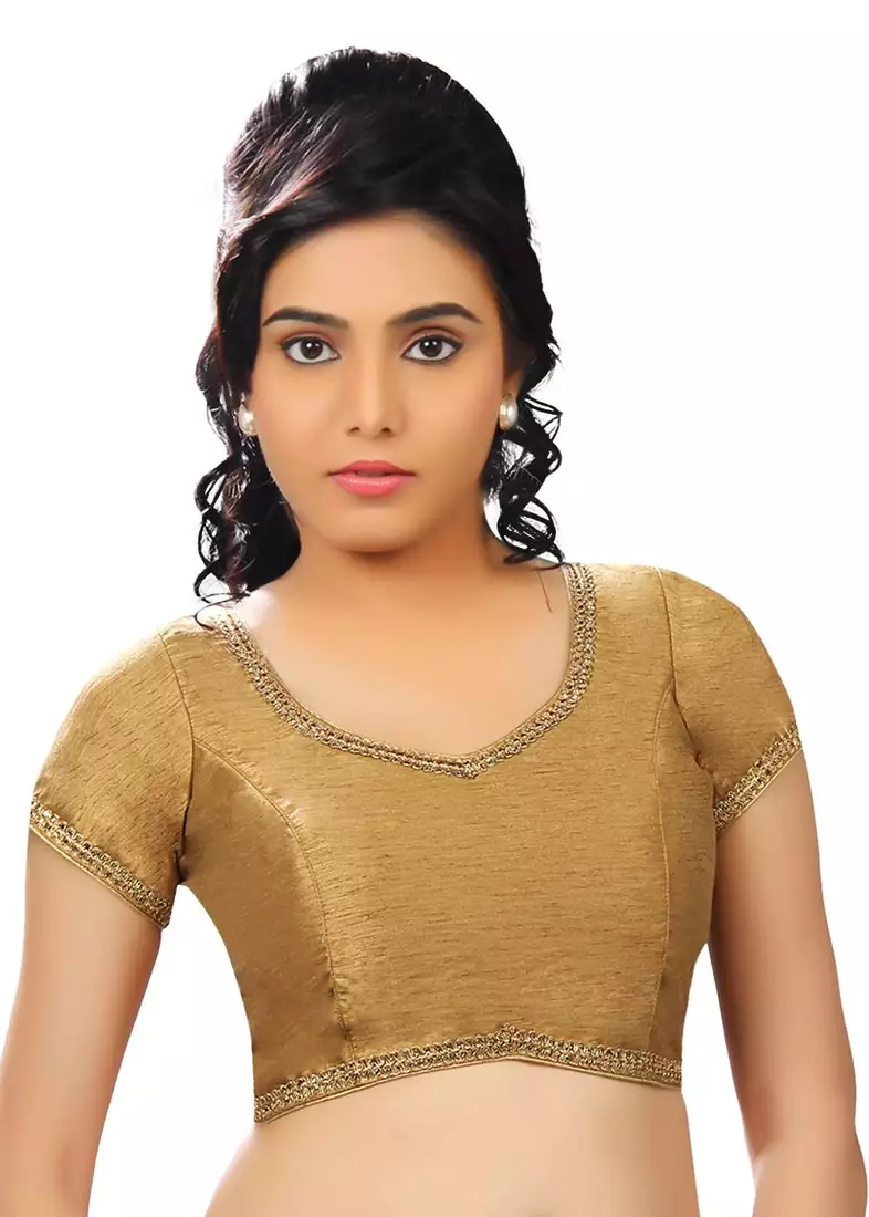 Butterfly.Light ,Soft, Wing Shaped, Padded Ready Made Stitched Blouse Copper