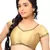 Butterfly.Light ,Soft, Wing Shaped, Padded Ready Made Stitched Blouse Gold