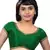 Butterfly.Light ,Soft, Wing Shaped, Padded Ready Made Stitched Blouse Green