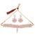 SILVER SHINE Gold Plated Party Wear Peachcolor Choker Jewellery Set For Girl and Women