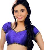 Butterfly.Light ,Soft, Wing Shaped, Padded Ready Made Stitched Blouse Royal Blue