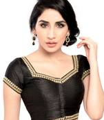 Moti & Stone Laced Ready Made Padded Stitched Blouse