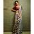 Embroidered Grey Khadi Cotton With Blouse