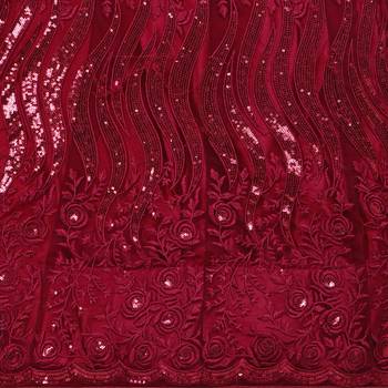 Pink embroidered net semi stitched lehenga 4