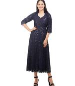 Chikan Anarkali Kurti By Queenley