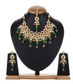 wedding royal Golden semi precious  kundan necklace-sets