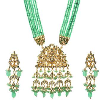 wedding Green kundan necklace-sets 1
