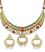Gold kundan necklace-sets