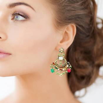 Multicolor kundan necklace-sets 2