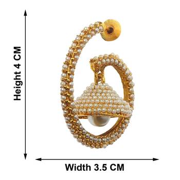 Gold onyx earrings 3