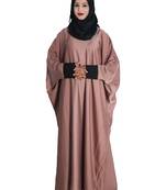 Beige embroidered nida islamic-kaftans