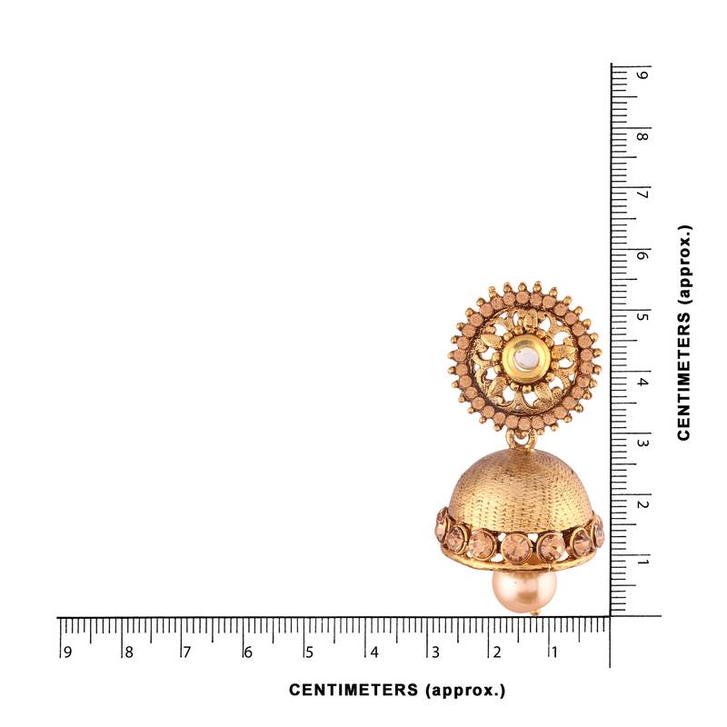High Gold Plated Jhumki/Jhumkas Earrings for Women 