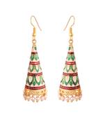 Multicolour Gold-Plated Rajasthani Earrings for Women